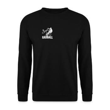 Radball indoor cyclisme petite poitrine - Sweat-shirt Unisexe - noir - Devant - Alina (178cm) & Michal (187cm)