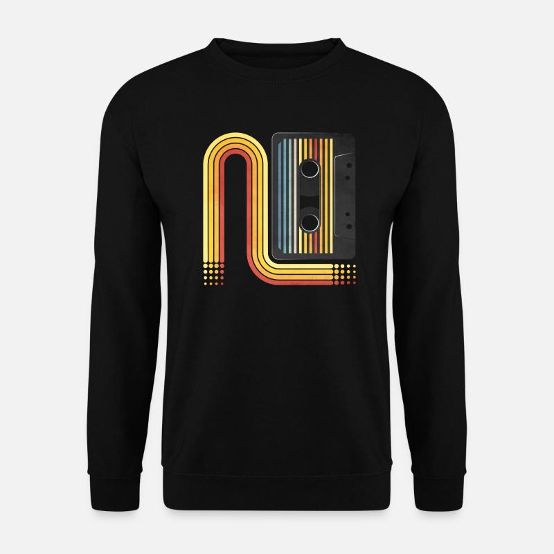 70's cassette - Unisex Sweatshirt - black