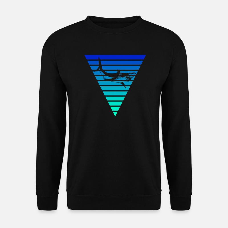 Shark / Hai Geschenk - Unisex Pullover - Schwarz