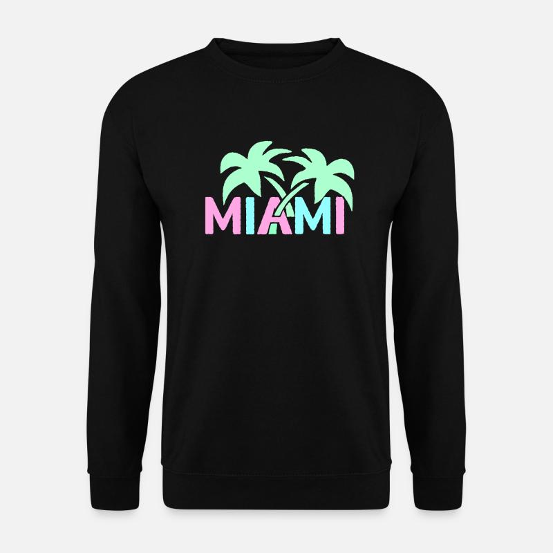 SUNSHINESTATE MIAMI im Neonstyle - Unisex Pullover - Schwarz