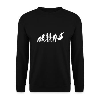 Evolution Judo - Unisex Sweatshirt - black - Front - Alina (178cm) & Michal (187cm)