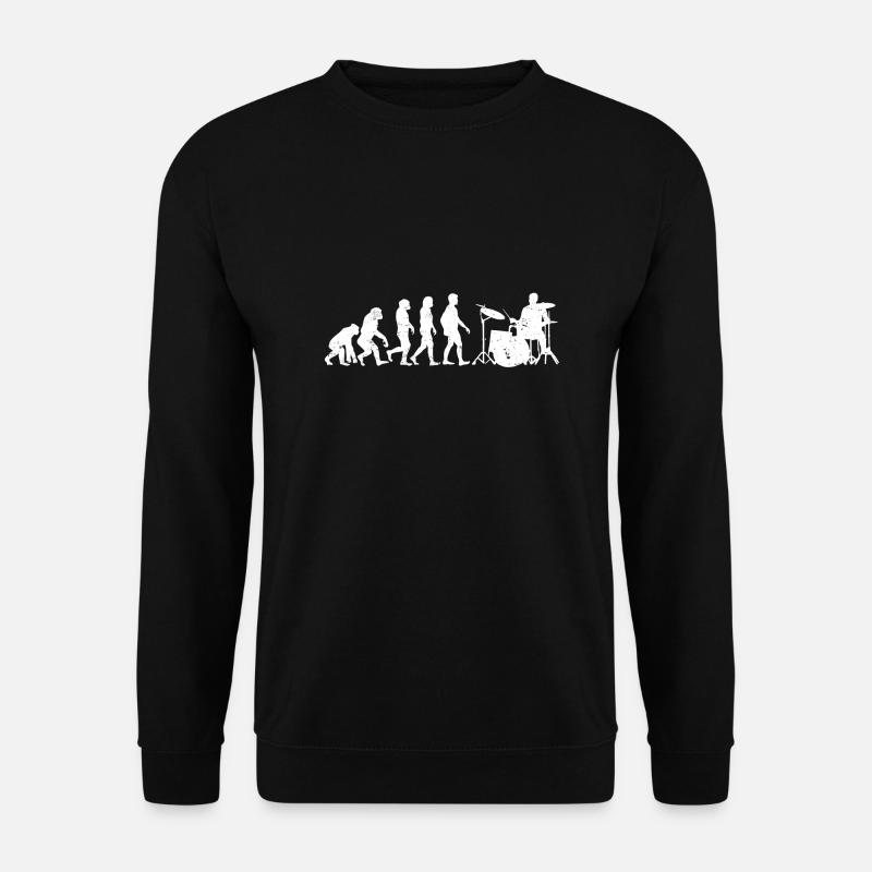 Evolution drummer - Unisex Sweatshirt - black