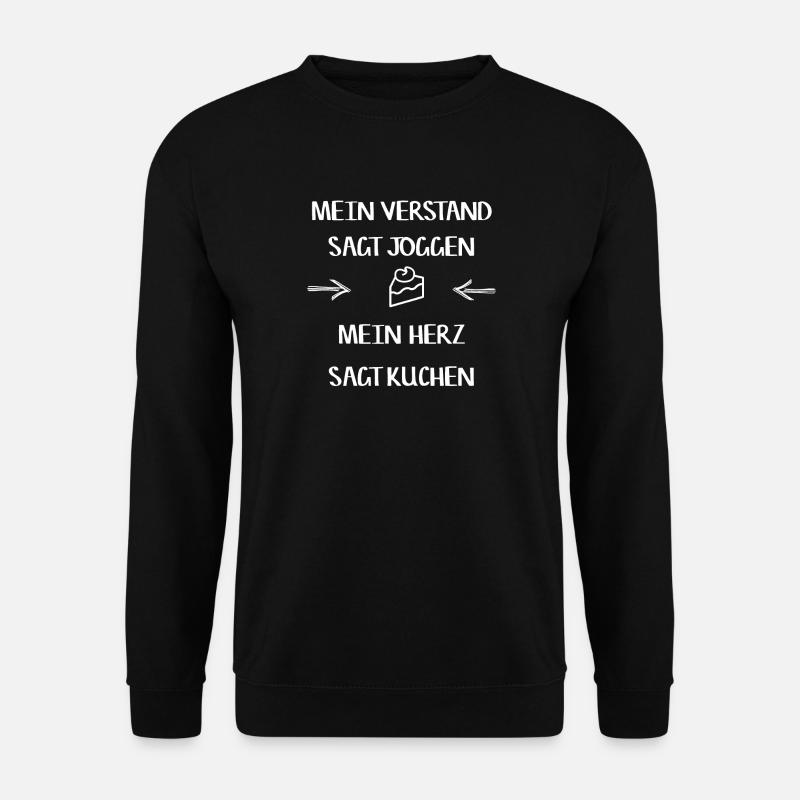 Lustiges Lauf Shirt Joggen Marathon Geschenkidee - Unisex Pullover - Schwarz