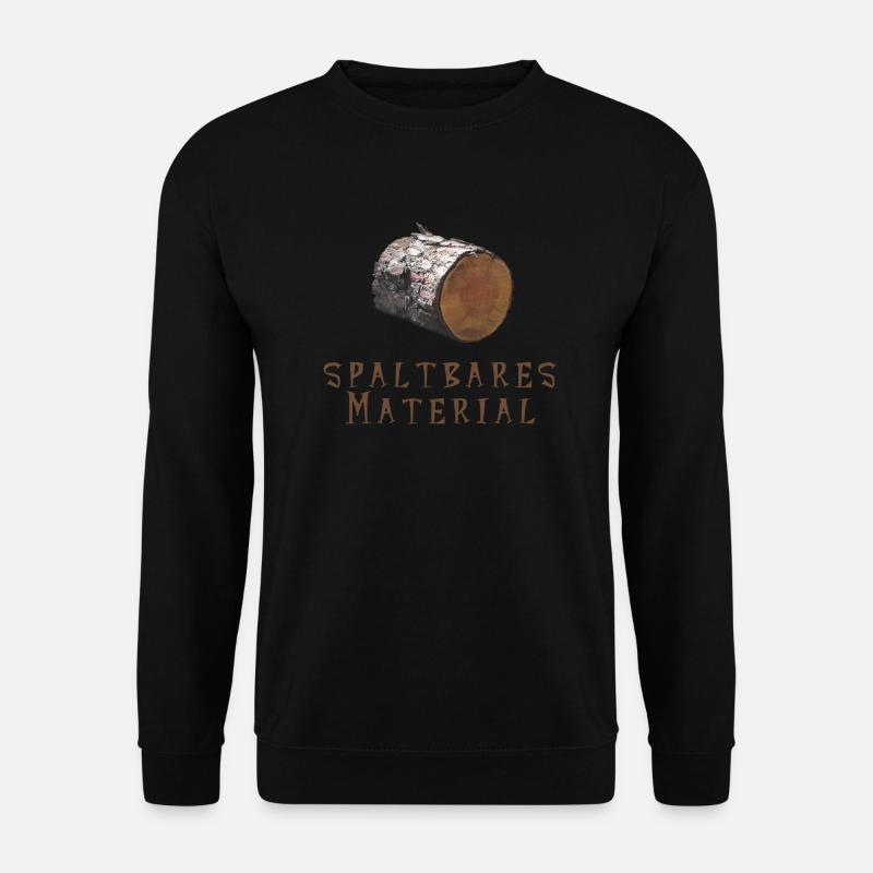 spaltbaresMaterial - Unisex Pullover - Schwarz