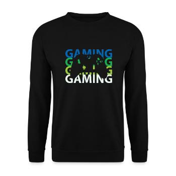 Gaming - Sweat-shirt Unisexe - noir - Devant - Alina (178cm) & Michal (187cm)