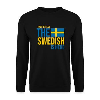Sweden Swedish - Unisex Sweatshirt - black - Front - Alina (178cm) & Michal (187cm)