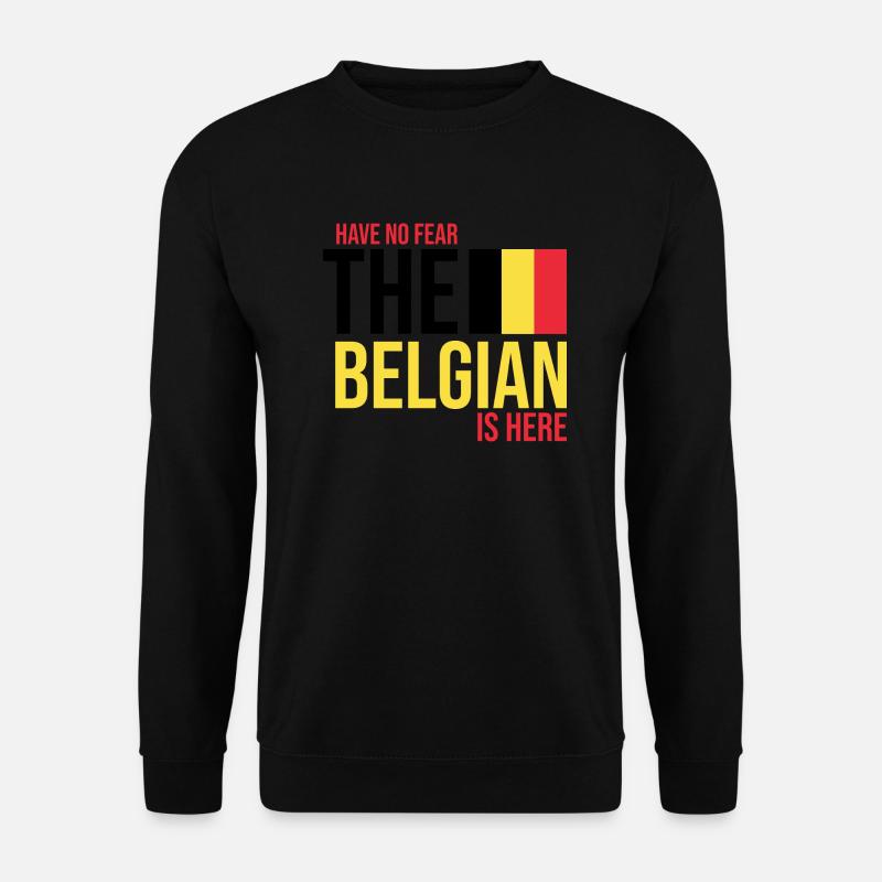 Belgium saying - Unisex Sweatshirt - black