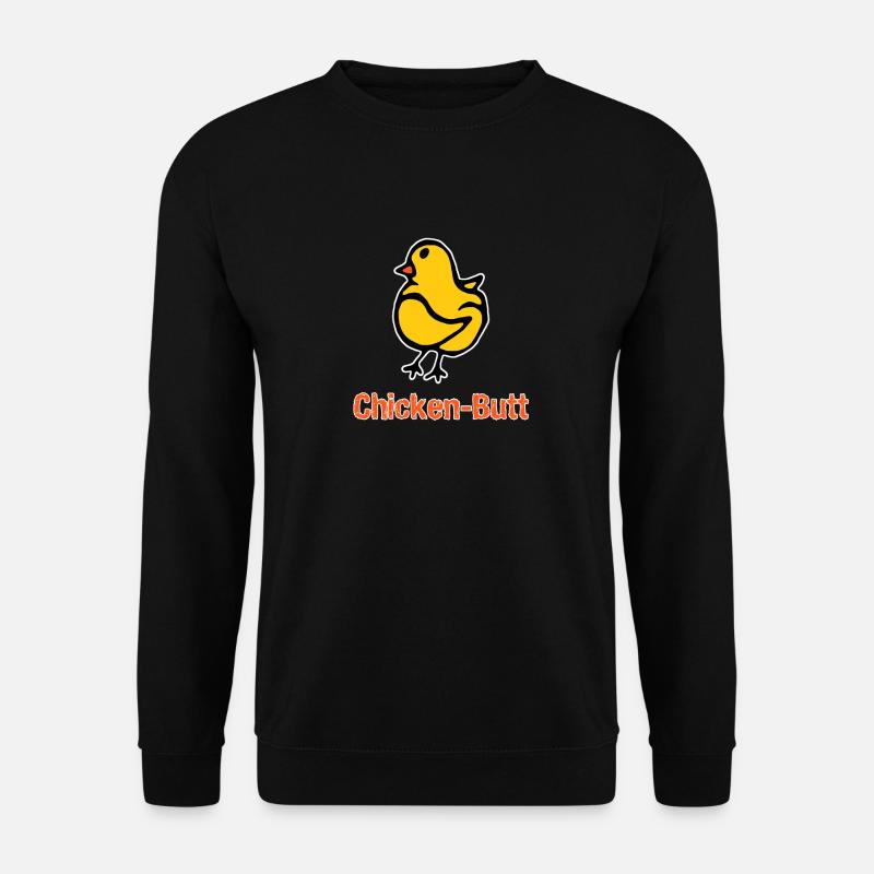 Chicken Butt - Unisex Sweatshirt - black