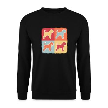 Schnauzer - Unisex Pullover - Schwarz - Vorne - Alina (178cm) & Michal (187cm)