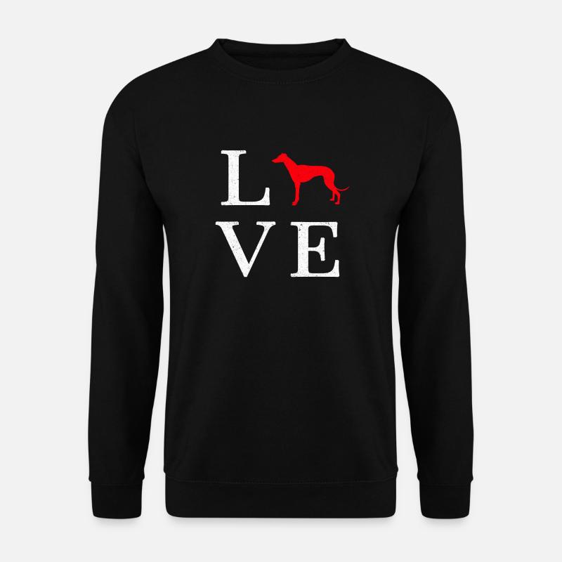 Cadeau de lévrier Greyhound - Sweat-shirt Unisexe - noir