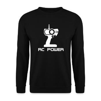 RC car - Unisex Sweatshirt - black - Front - Alina (178cm) & Michal (187cm)