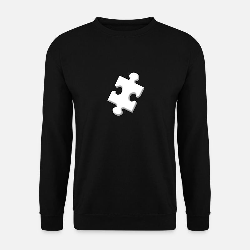 Puzzleteil - Unisex Pullover - Schwarz