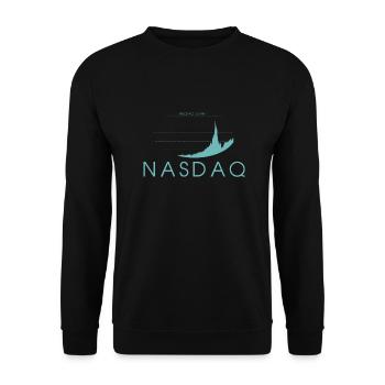 Rendite Börse Wissen Finanzen - Unisex Pullover - Schwarz - Vorne - Alina (178cm) & Michal (187cm)