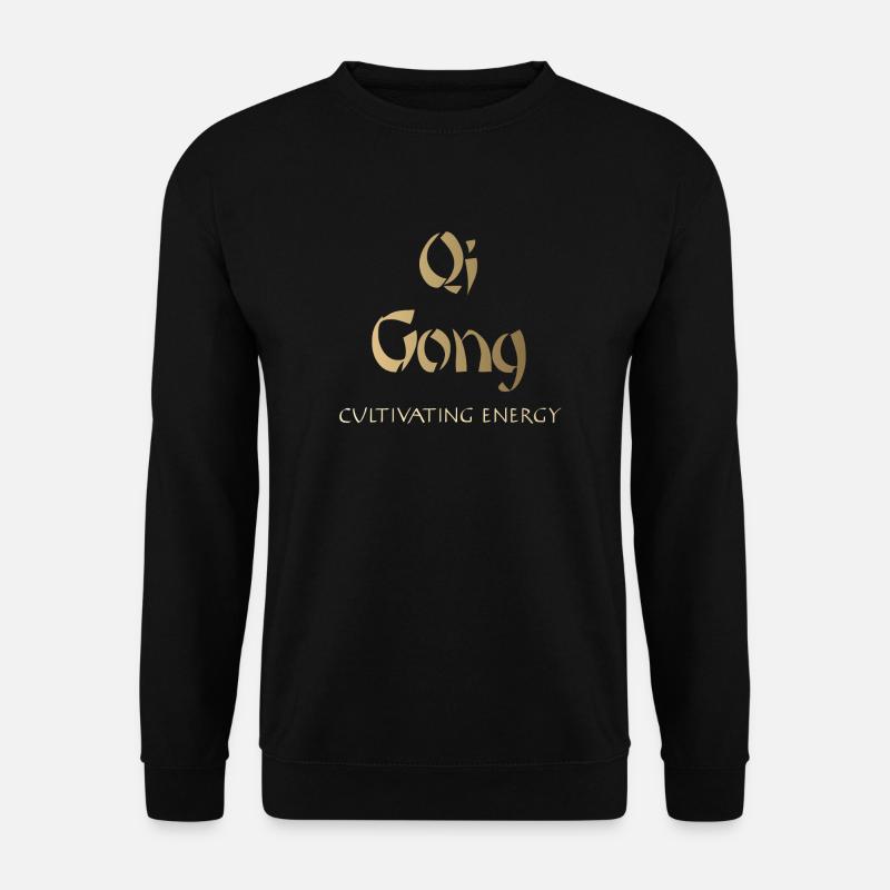 Qi Gong - Chi Gong - Lebensenergie - Unisex Pullover - Schwarz