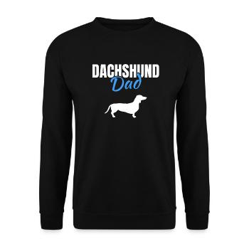 Dachshund - Unisex Pullover - Schwarz - Vorne - Alina (178cm) & Michal (187cm)