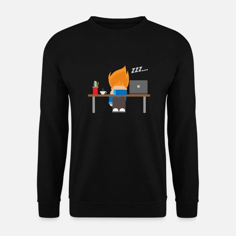 Sleeping - Developer's Night - Gift Idea - Unisex Sweatshirt - black
