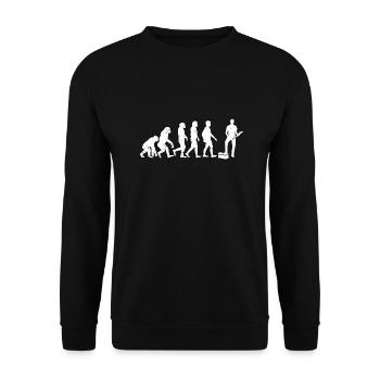 Evolution Plumber - Unisex Pullover - Schwarz - Vorne - Alina (178cm) & Michal (187cm)
