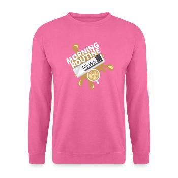 Coffee and News - Unisex Sweatshirt - pink - Front