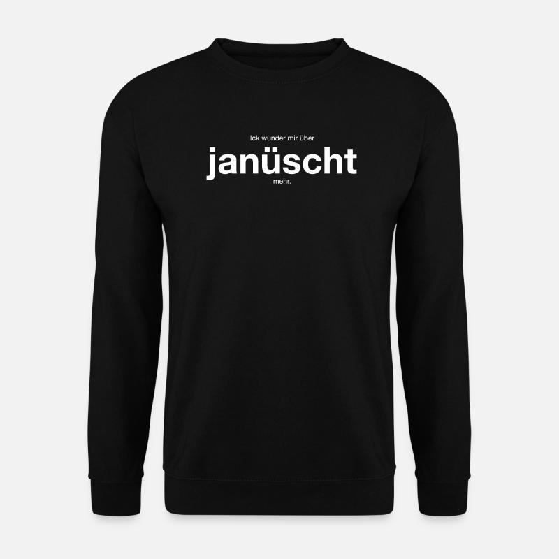 Berliner Schnauze Akzent Fun Spruch Geschenk Shirt - Unisex Pullover - Schwarz