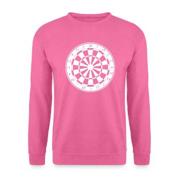 Dart Board - Unisex Pullover - Pink - Vorne