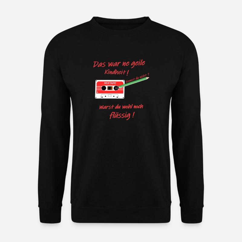 geile Kindheit - Unisex Pullover - Schwarz