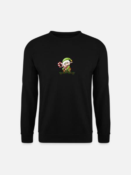Weihnachtswichtel Weihnachten Wichtel Xmas - Unisex Pullover - Schwarz