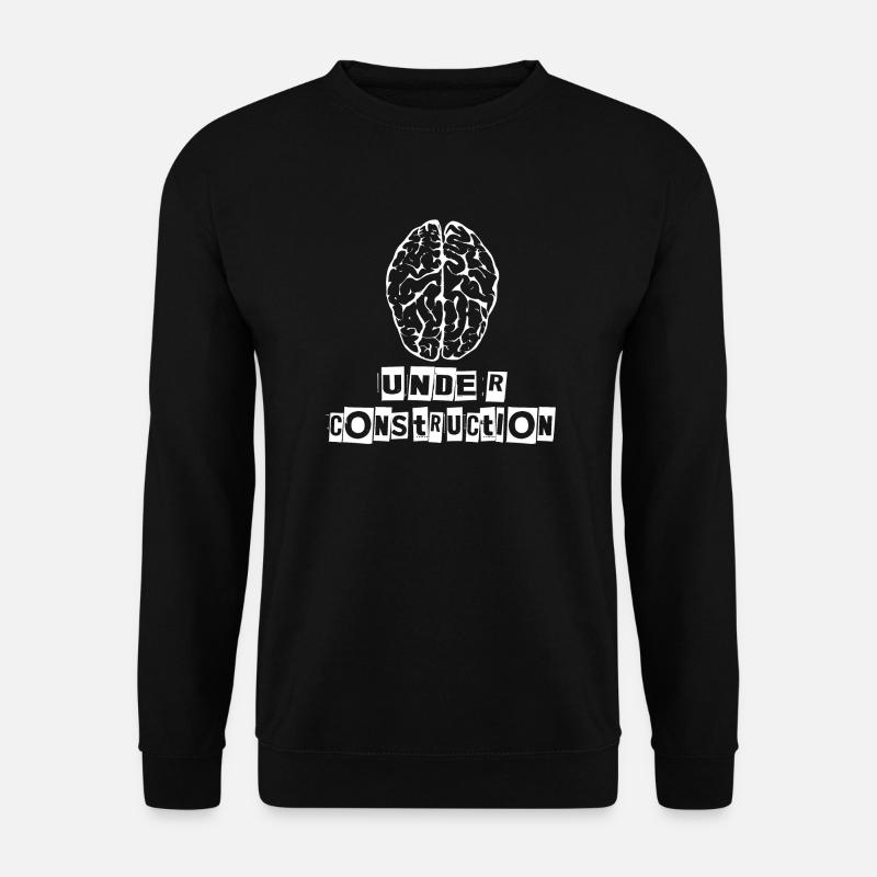 Witziges Gehirn Design Geschenk Idee - Unisex Pullover - Schwarz