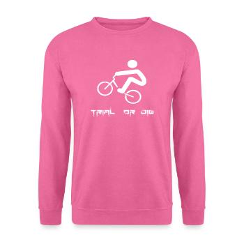 TRIAL OR DIE - Unisex Sweatshirt - pink - Front