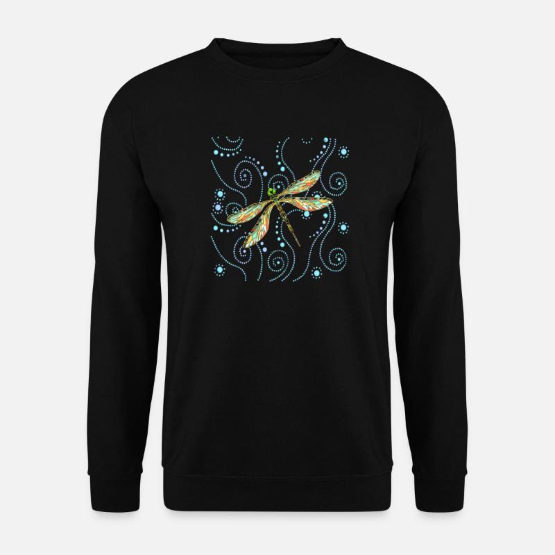 Libelle - Unisex Pullover - Schwarz