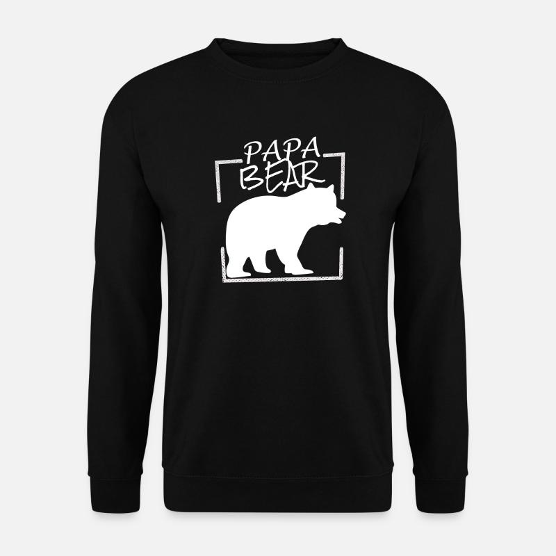 Familie Papa Bear - Geschenkidee - Unisex Pullover - Schwarz