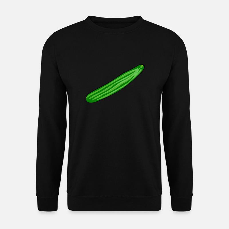 Concombre salade concombre concombres concombre de jardin kukumer - Sweat-shirt Unisexe - noir