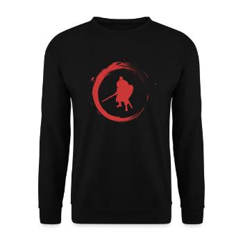Ritter - Unisex Pullover - Schwarz - Vorne - Alina (178cm) & Michal (187cm)