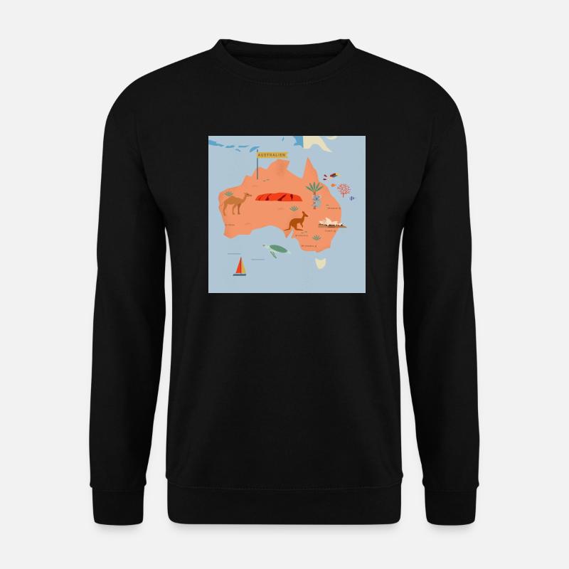 Australia - Unisex Pullover - Schwarz