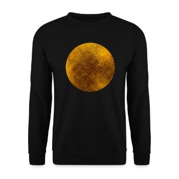 CIRCLES CIRCLES GOLD 1 - Unisex Sweatshirt - black - Front - Alina (178cm) & Michal (187cm)