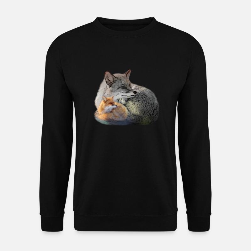 Fox shirt accessories - Unisex Sweatshirt - black
