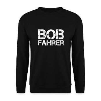 Bob conducteur noir - Sweat-shirt Unisexe - noir - Devant - Alina (178cm) & Michal (187cm)