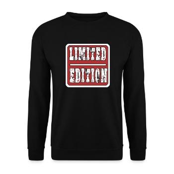 Edition limited auflage - Unisex Pullover - Schwarz - Vorne - Alina (178cm) & Michal (187cm)