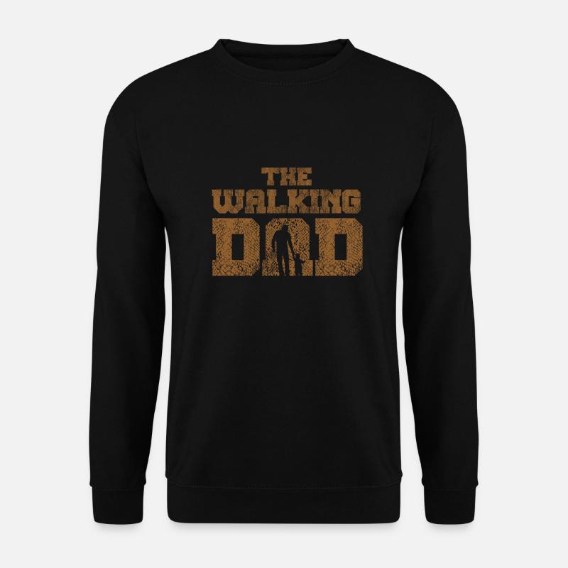 Le papa qui marche - Sweat-shirt Unisexe - noir
