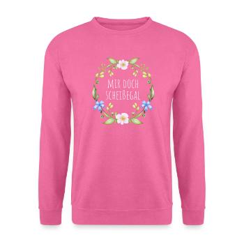 Mir doch scheißegal - Unisex Pullover - Pink - Vorne