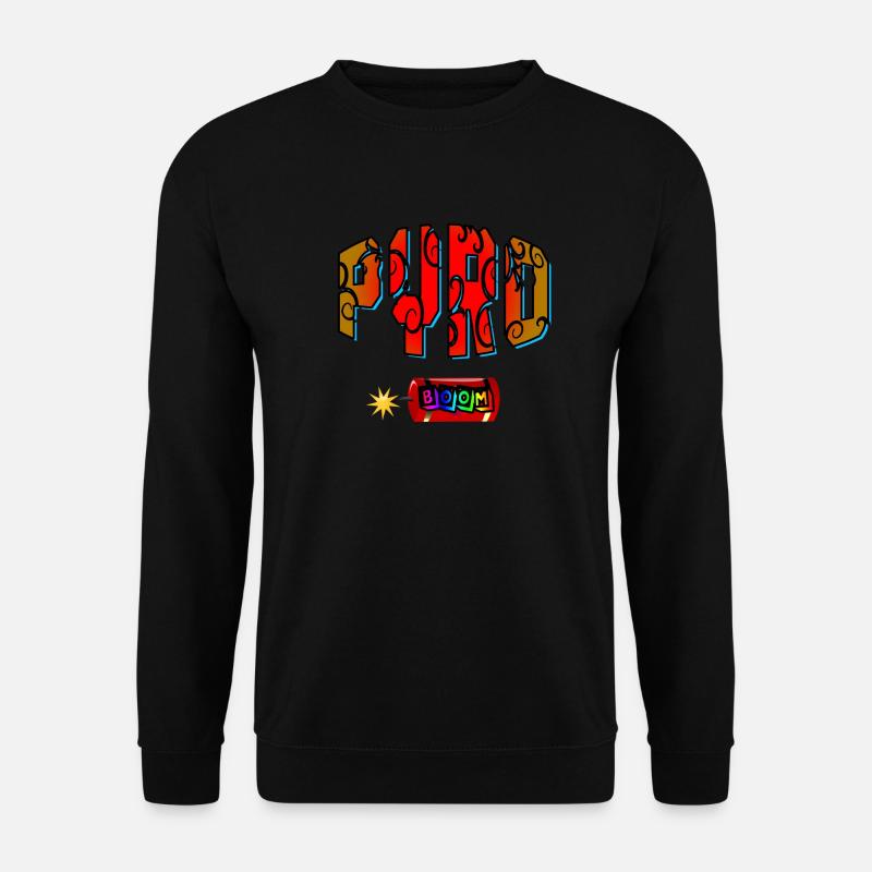 Boom Pyro - Unisex Sweatshirt - black