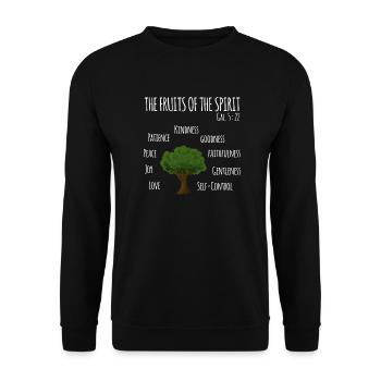 Jésus - Sweat-shirt Unisexe - noir - Devant - Alina (178cm) & Michal (187cm)