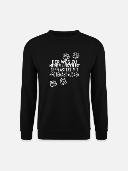 Lustiger Hunde Spruch Geschenkidee - Unisex Pullover - Schwarz