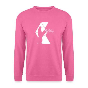 Snowboarder - Unisex Pullover - Pink - Vorne