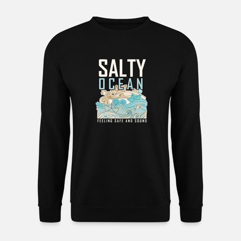 Ocean sea waves - Unisex Sweatshirt - black