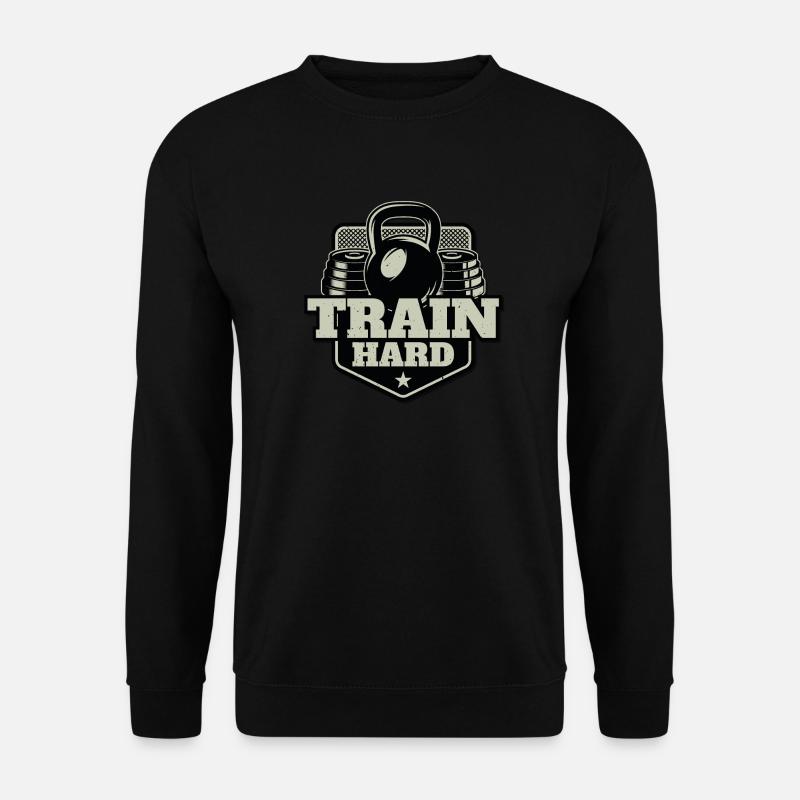 Train Hard - Unisex Pullover - Schwarz