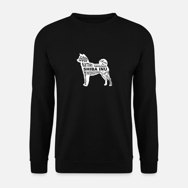 Shiba Inu Hund - Unisex Pullover - Schwarz