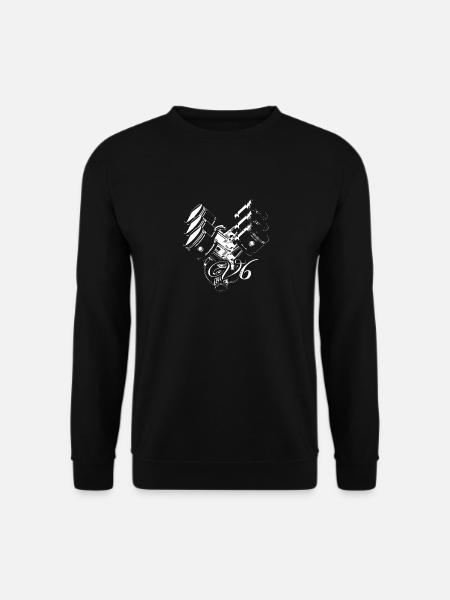 V6 engine - Unisex Sweatshirt - black