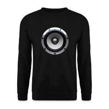 Speaker - Unisex Pullover - Schwarz - Vorne - Alina (178cm) & Michal (187cm)