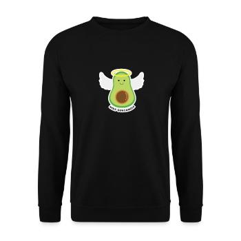 Holy Guacamole - Unisex Sweatshirt - black - Front - Alina (178cm) & Michal (187cm)