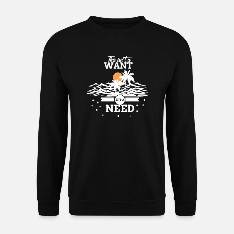 Urlaub - Unisex Pullover - Schwarz